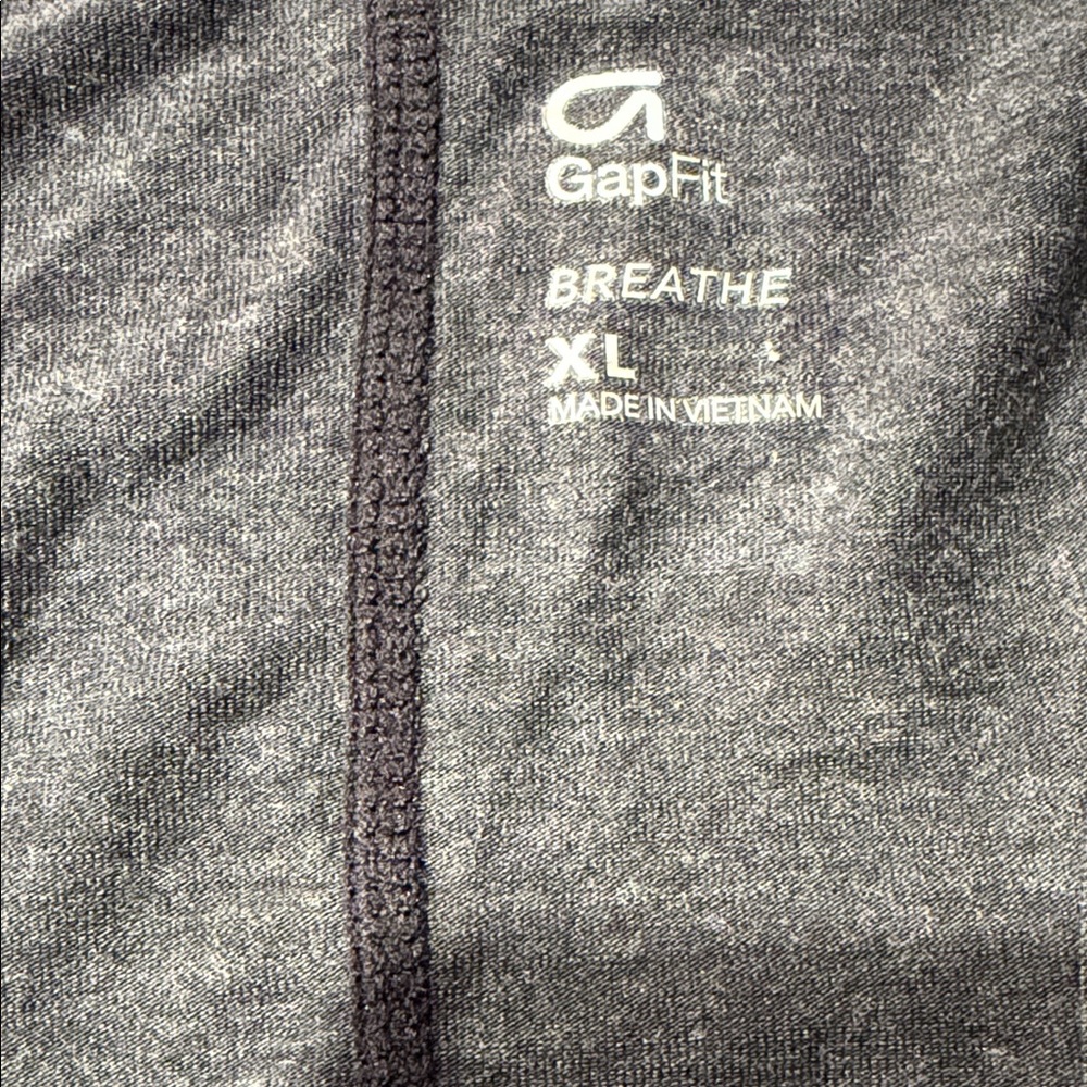 GAP Dark Heather Gray Racerback Tank Top. Hardly Worn - Picture 6 of 6